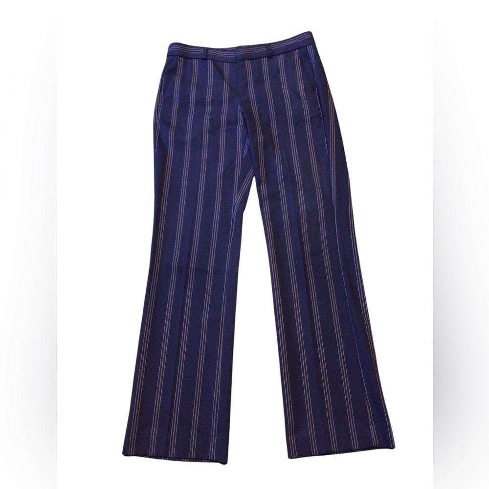 Eddie Bauer Logan Dress Slacks Trousers Size 32 X 31 Unopened Pockets Striped